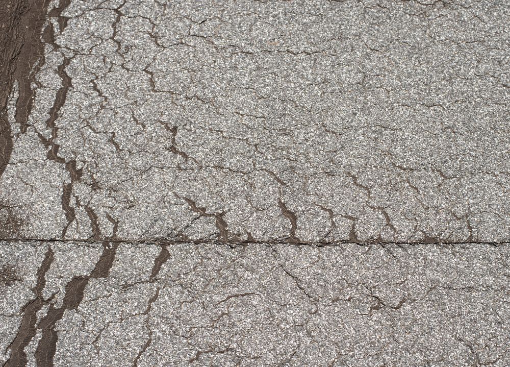 Losliggend dakleer op plat dak in Sint-Pancras